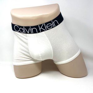🎁 Santa’s Special 🎄 Calvin Klein 1 Reconsidered Trunk White Cotton Men's